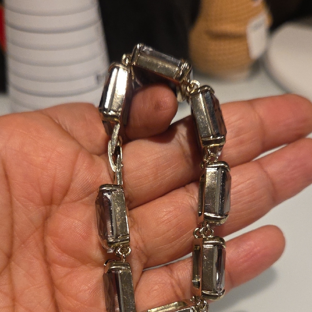 Elegant Black Crystal Statement Bracelet - Women Jewelry - Picture 8 of 8